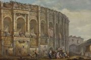 Руины амфитеатра в Риме. 1784 г. Шарль-Луи Клериссо