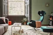 Кресло Grand Repos, диван Soft Modular, столик Plate ©Vitra, фото: Florian Böhm