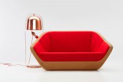 Sofa “Corques” and lamp “Bella” from PER-USE, designed in 2014