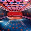 Verner Panton, Swimming pool, Spiegel- Verlagshaus (Hamburg), 1969